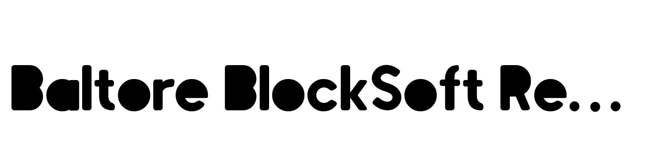 Baltore BlockSoft Regular